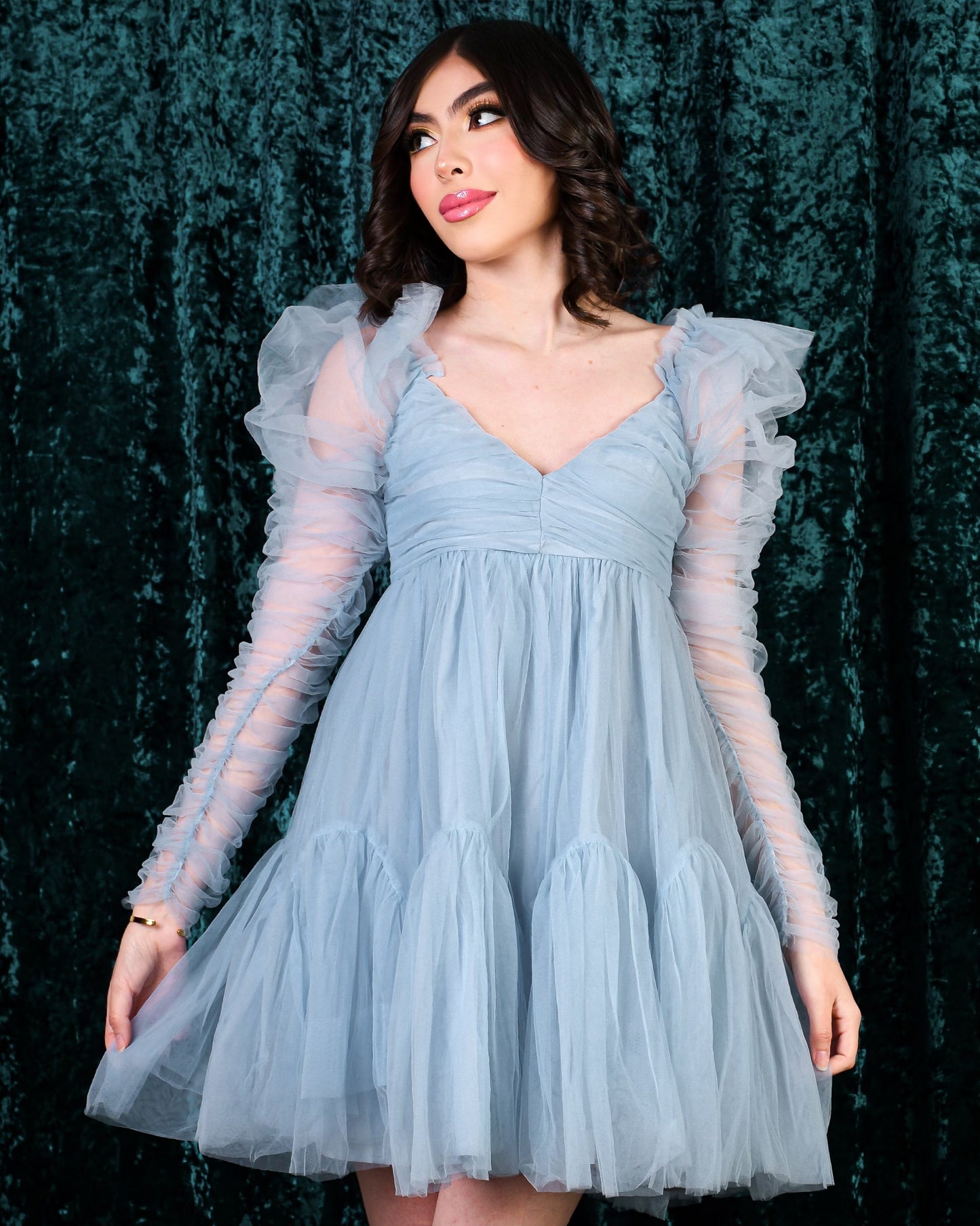Vestido Celina Azul