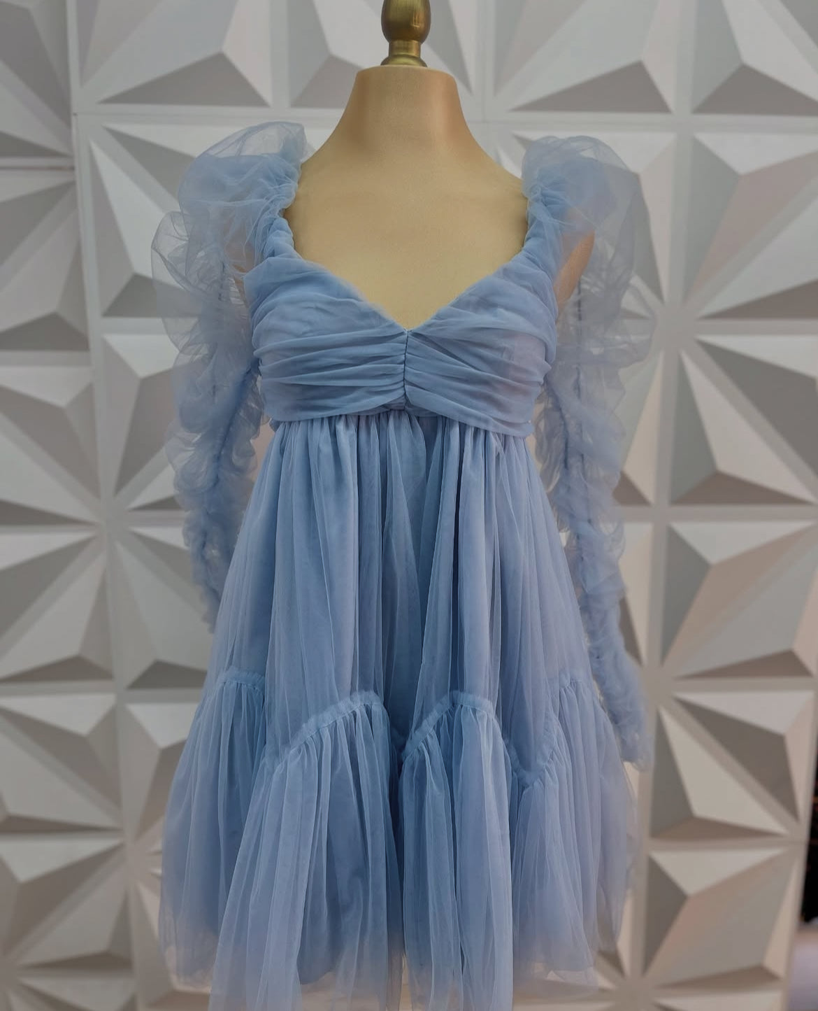 Vestido Tul Corto Ina 8636