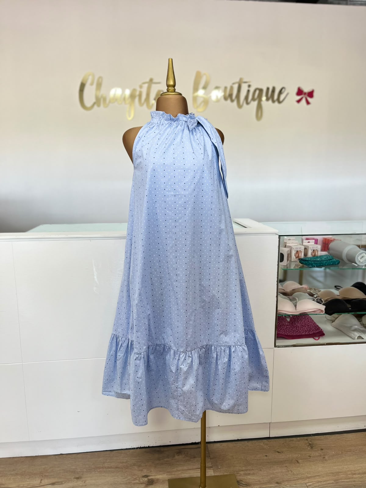 VESTIDO BOLITAS GD9982