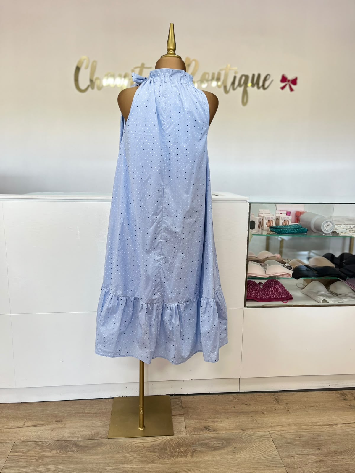 VESTIDO BOLITAS GD9982