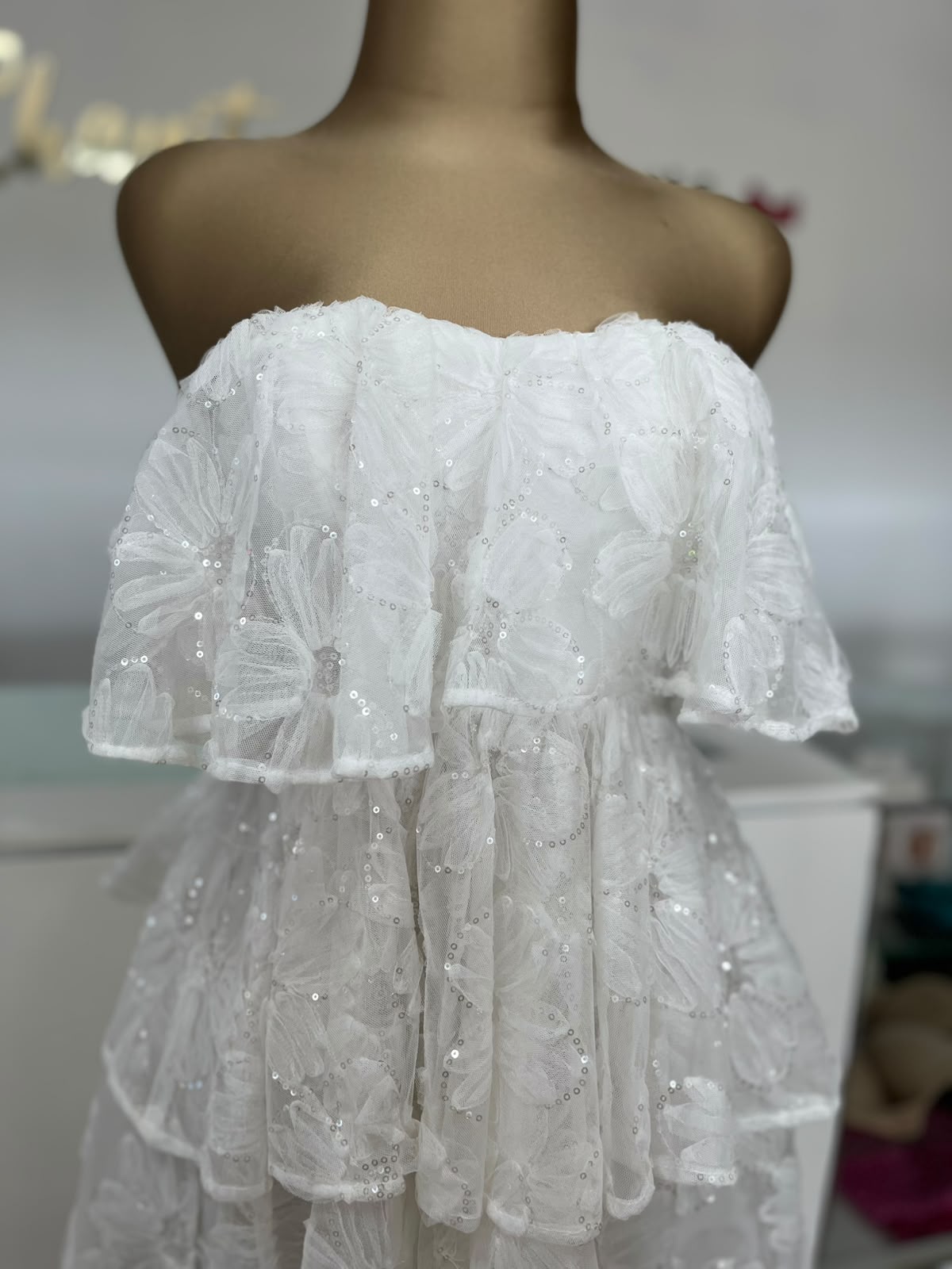 vestido flores 2585