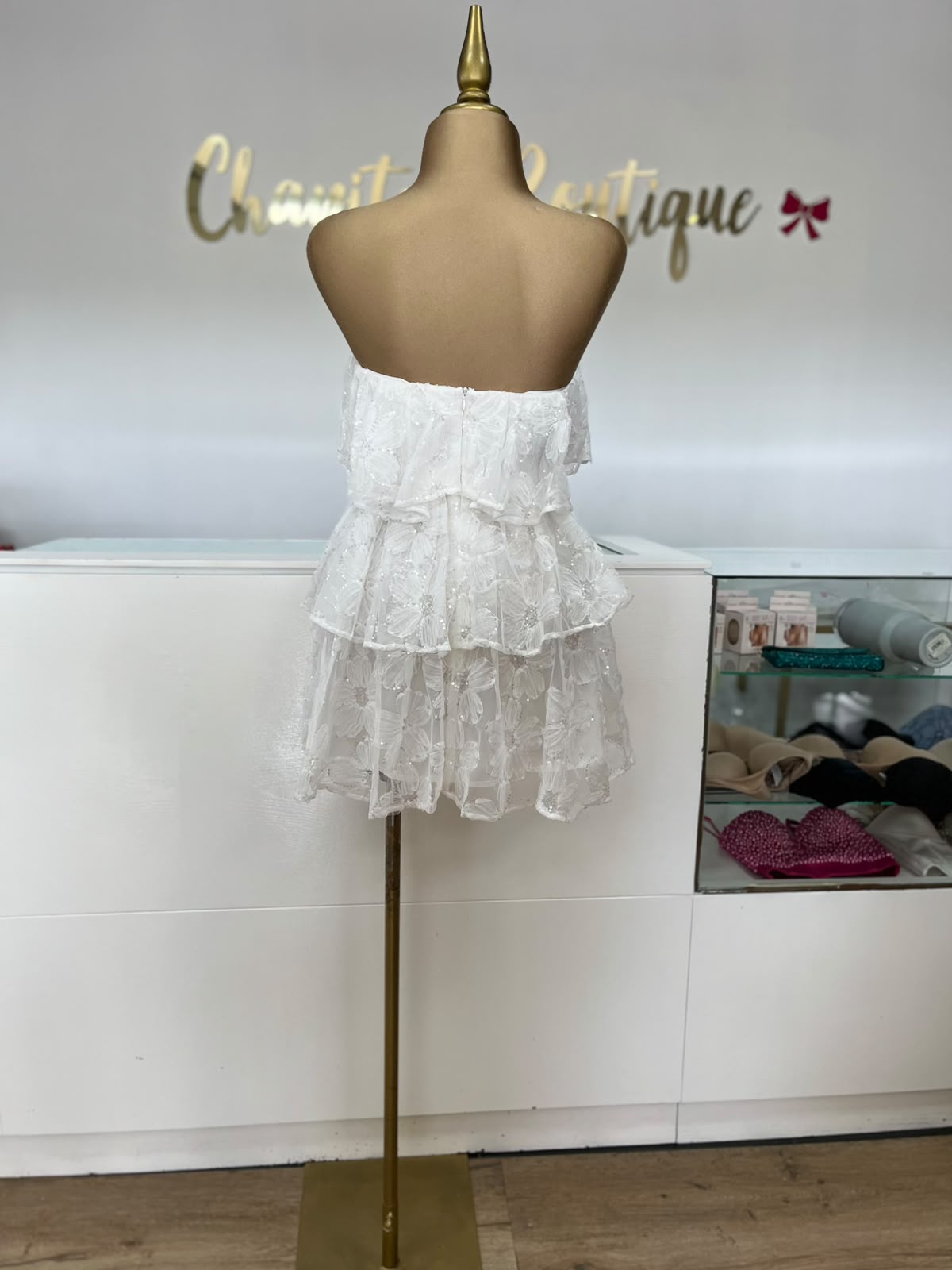 vestido flores 2585