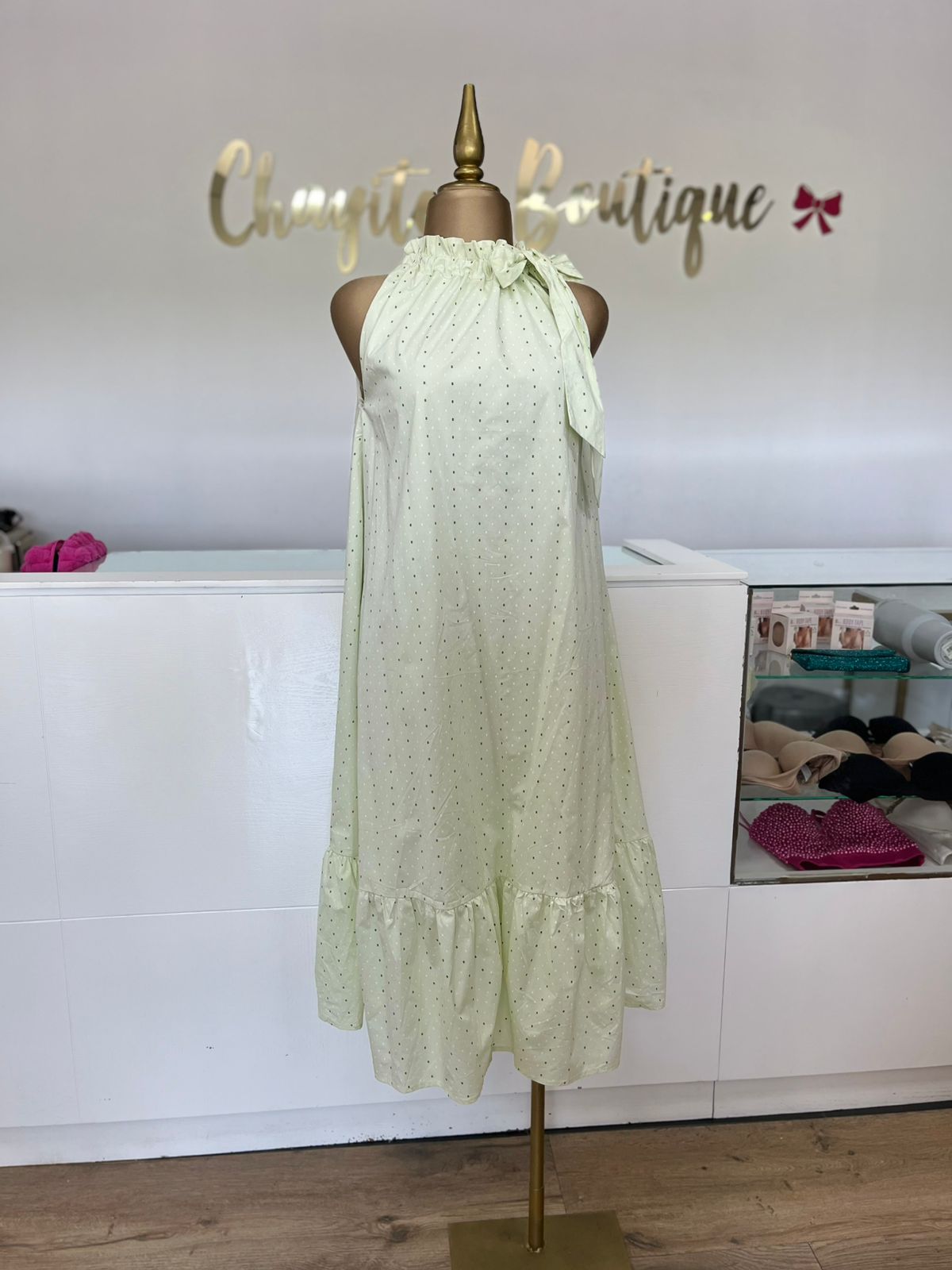 VESTIDO BOLITAS GD9982
