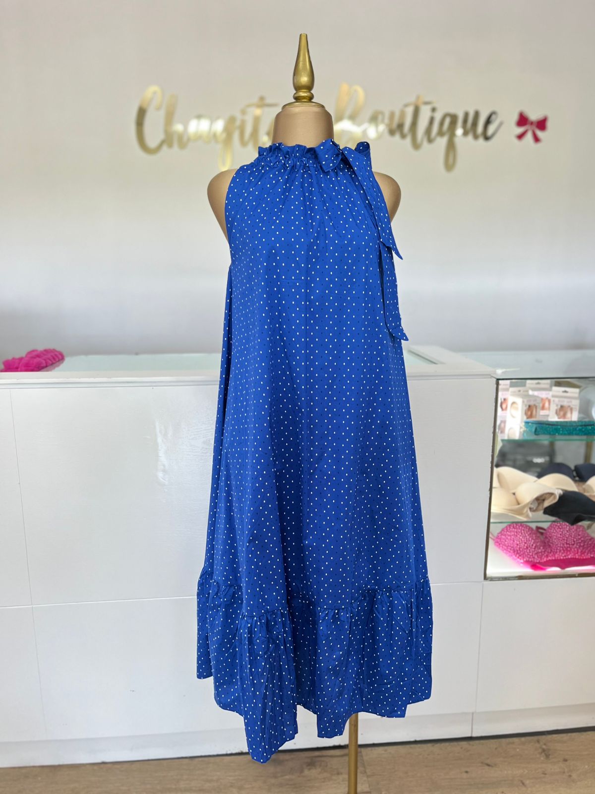 VESTIDO BOLITAS GD9982