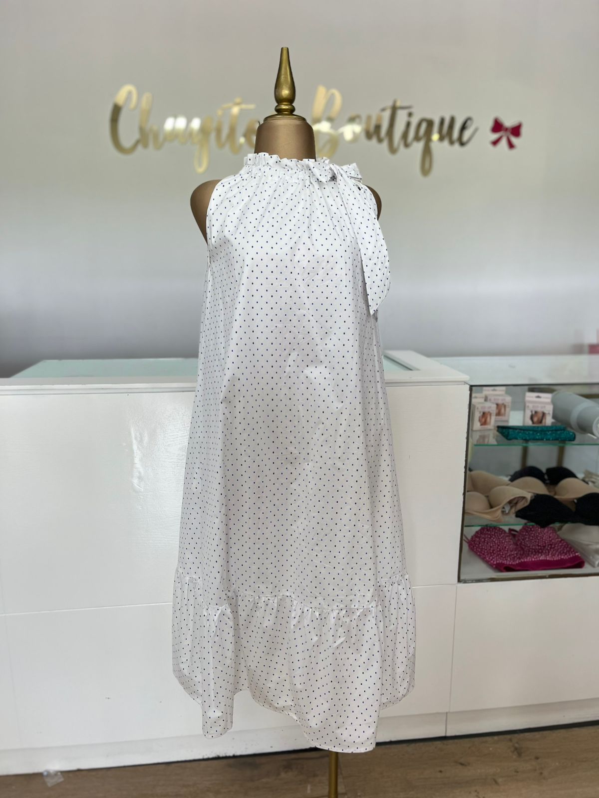 VESTIDO BOLITAS GD9982