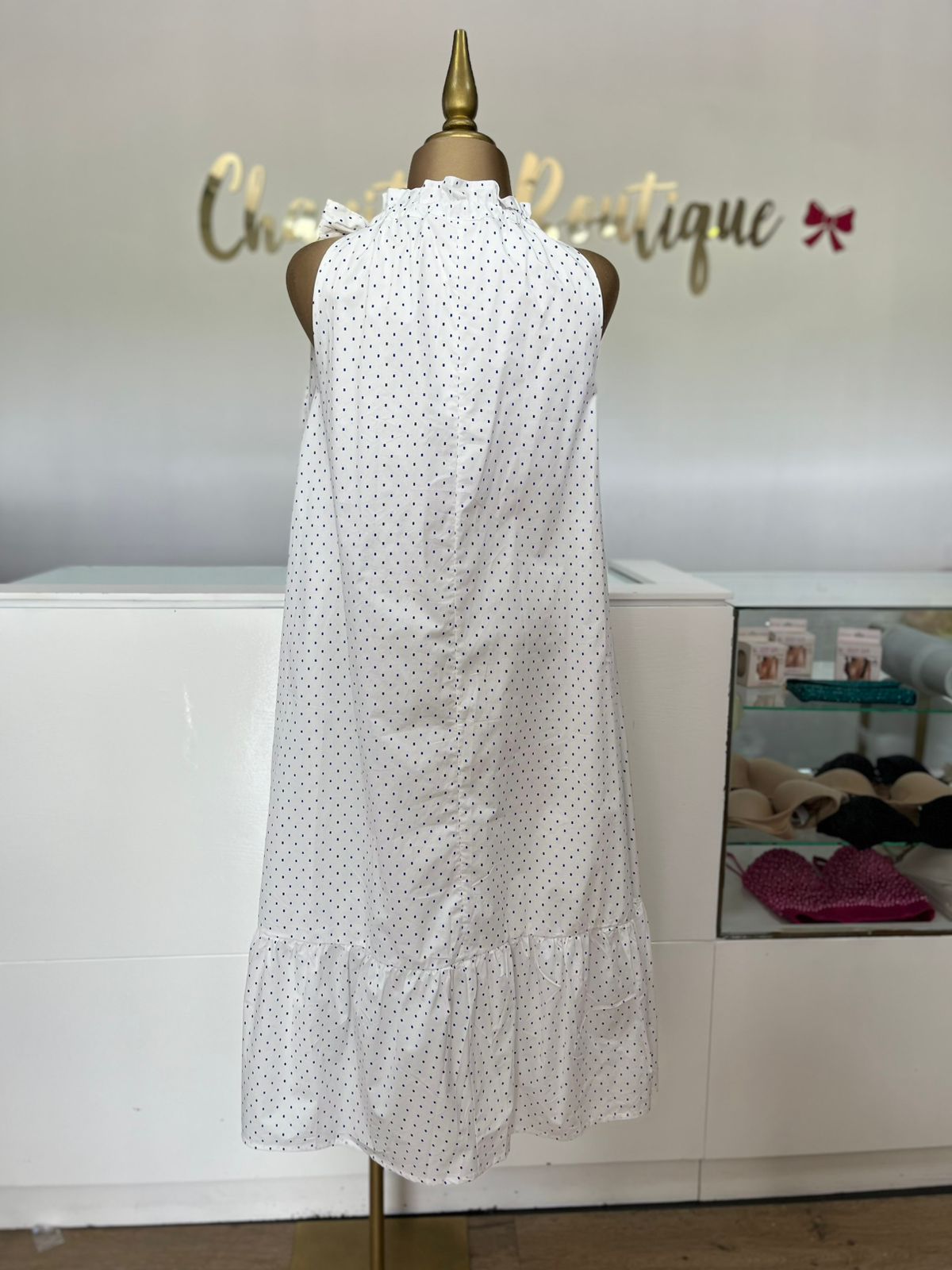 VESTIDO BOLITAS GD9982