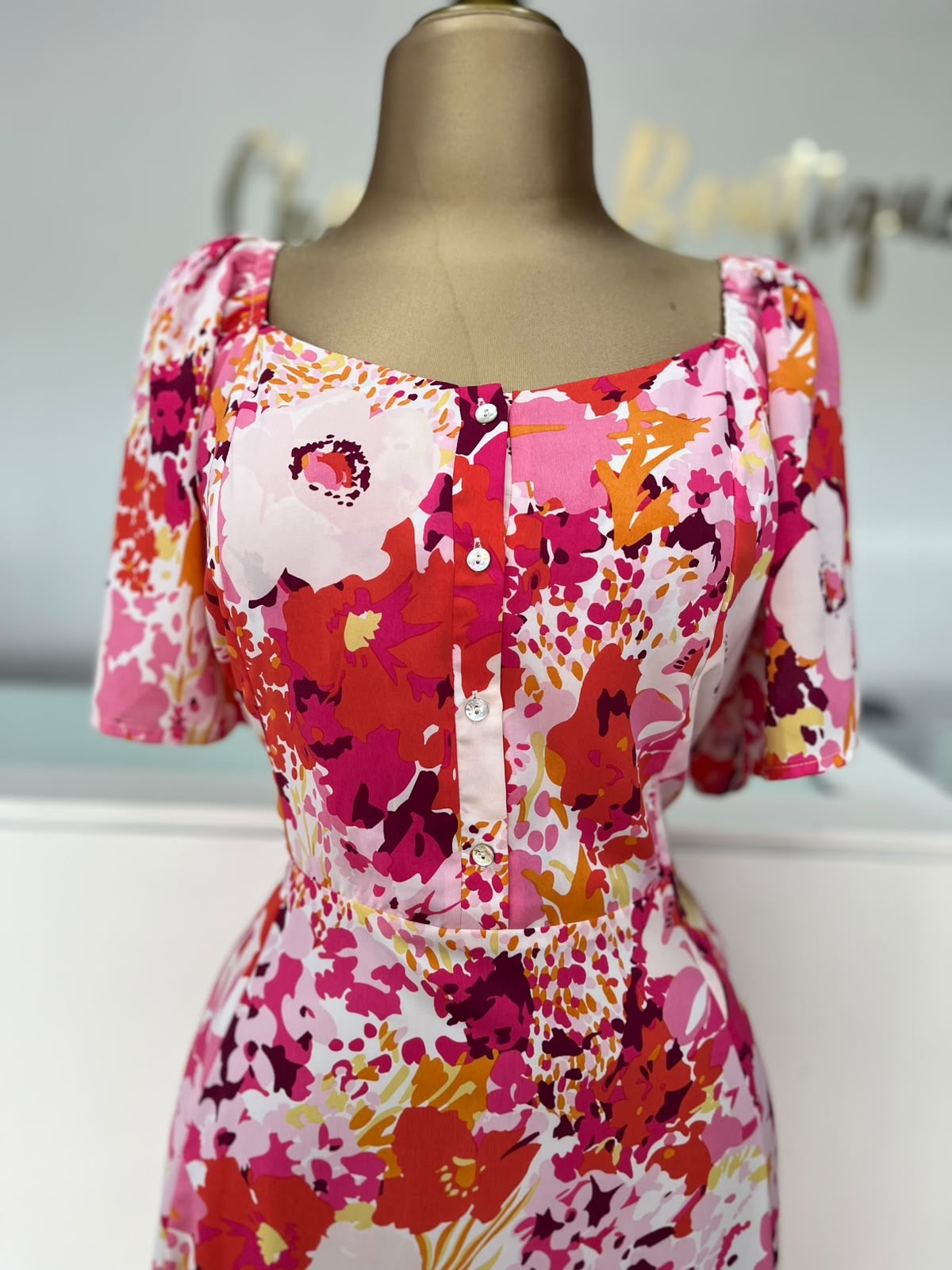 Vestido Mg flores MG1234